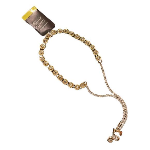 NWT INC International Concepts gold tone adjustable slider bracelet - Picture 5 of 5